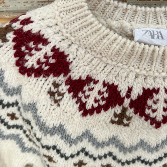 Cutest chunky knit sweater from Zara Sz 12-18 months - Picture 3 of 4